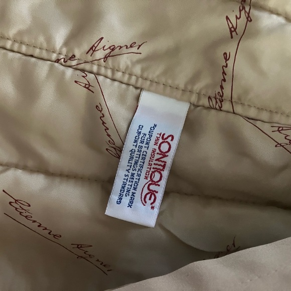 Vintage Etienne Aigner Insulated Trench (Women’s Size 10) - Picture 3 of 11